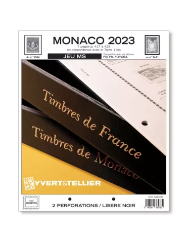 MONACO MS : 2023 (JEUX SANS POCHETTES)