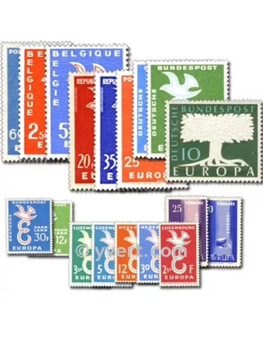 1958** - Année complète neuf EUROPA