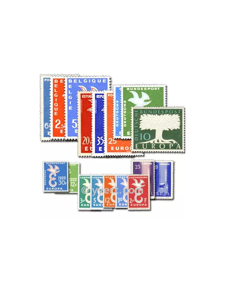 1958** - Année complète neuf EUROPA
