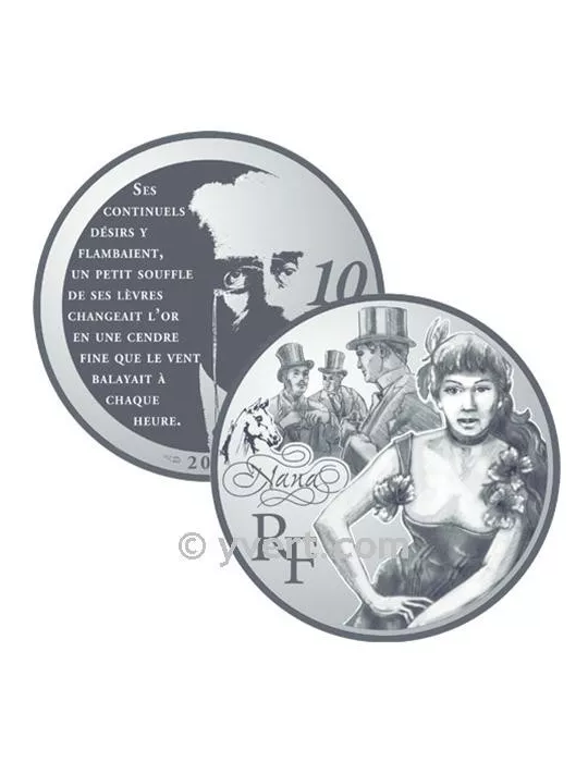 10 EUROS ARGENT - FRANCE - NANA