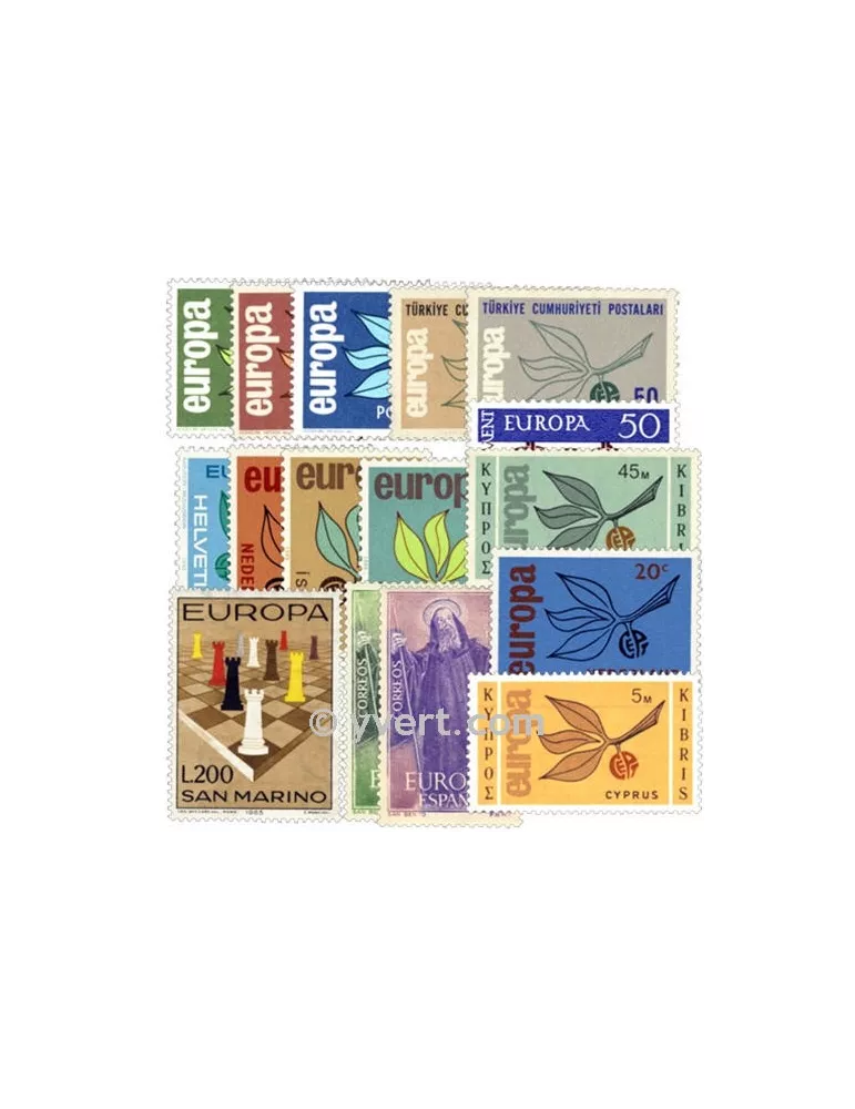 1965** - Année complète neuf EUROPA