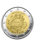 2 EURO COMMEMORATIVE 2012 : PAYS-BAS (10e anniversaire de la mise en circulation des euros)
