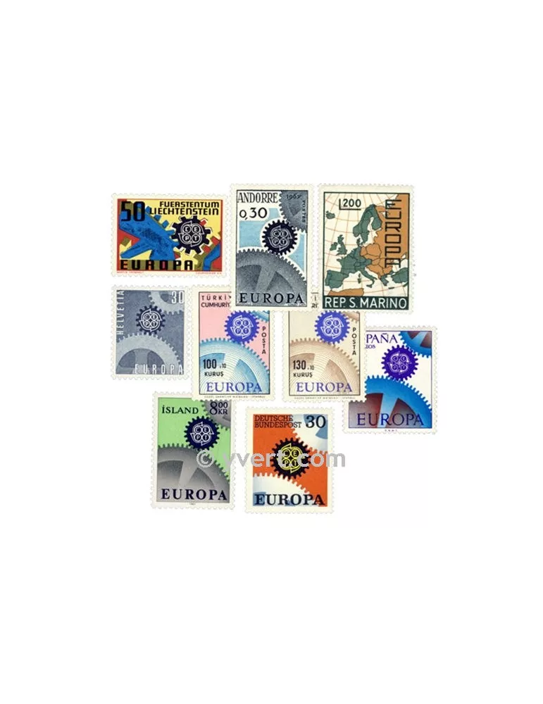 1967** - Année complète neuf EUROPA
