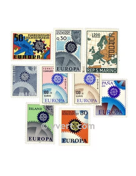 1967** - Année complète neuf EUROPA