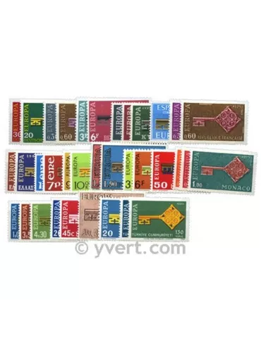 1968** - Année complète neuf EUROPA