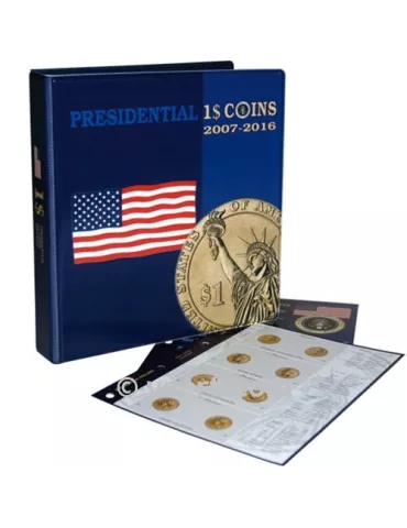 Album 1 Dollar commémoratif 2007 à 2011- MARINI®