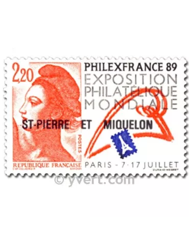 n° 489b - Timbre Saint-Pierre et Miquelon Poste