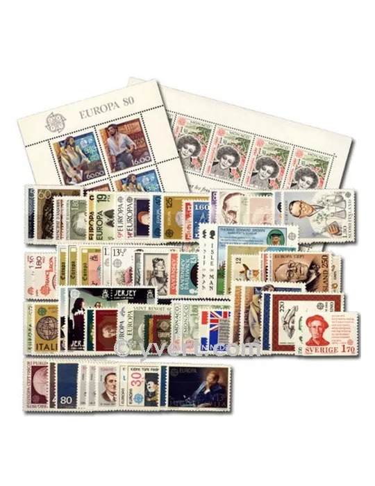 1980** - Année complète neuf EUROPA