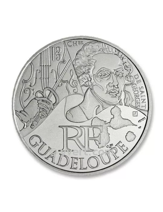 10€ DES REGIONS - Guadeloupe - 2012