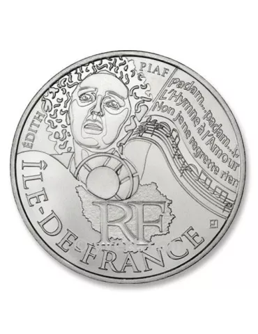 10€ DES REGIONS - Ile de france - 2012