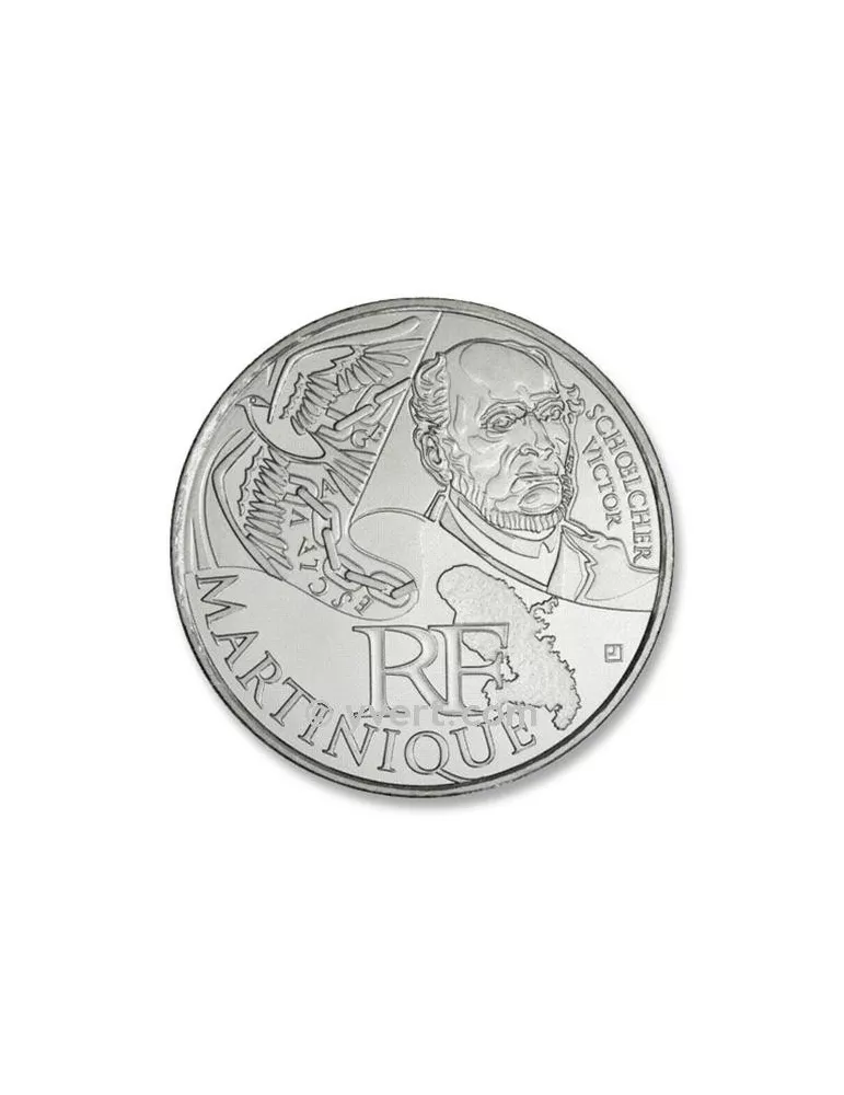 10€ DES REGIONS - Martinique - 2012