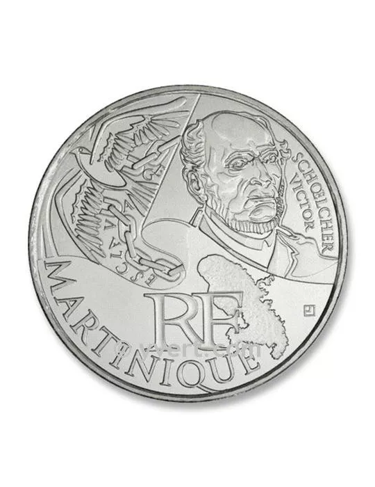 10€ DES REGIONS - Martinique - 2012