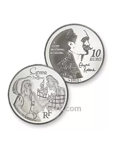 10 EUROS ARGENT - FRANCE - CYRANO DE BERGERAC