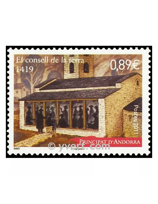 n° 715 - Timbre Andorre Poste