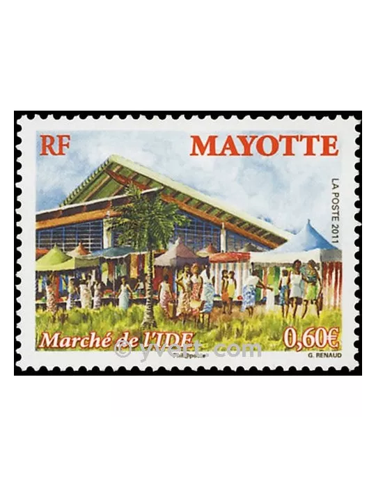 n° 256 - Timbre Mayotte Poste