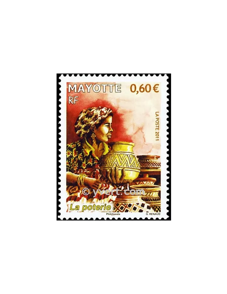 n° 260 - Timbre Mayotte Poste