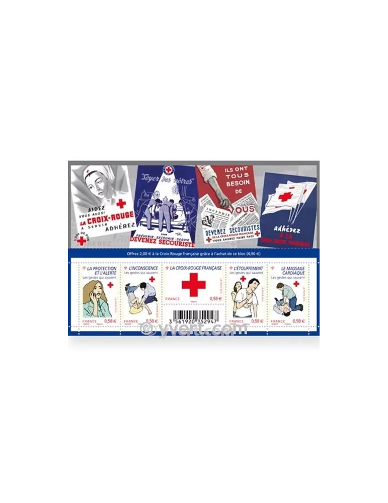 n° F4520 - Timbre France Poste (Croix-Rouge 2010)