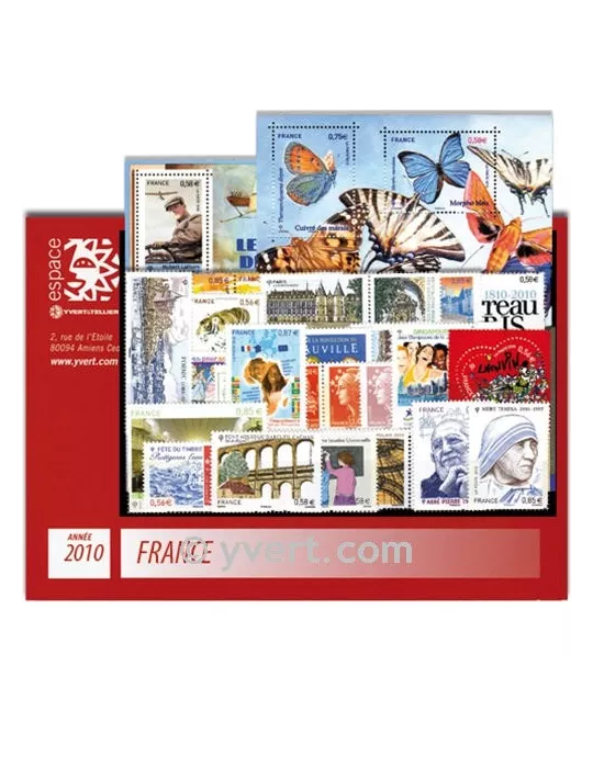 n° 4431/4527 - Timbre France Année complète (2010)