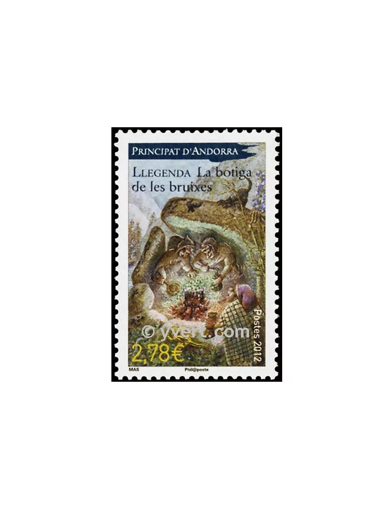 n° 718 - Timbre Andorre Poste