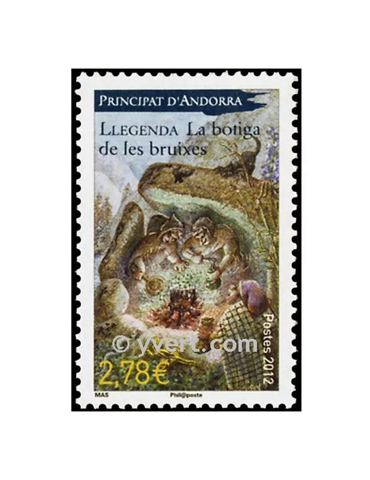 n° 718 - Timbre Andorre Poste