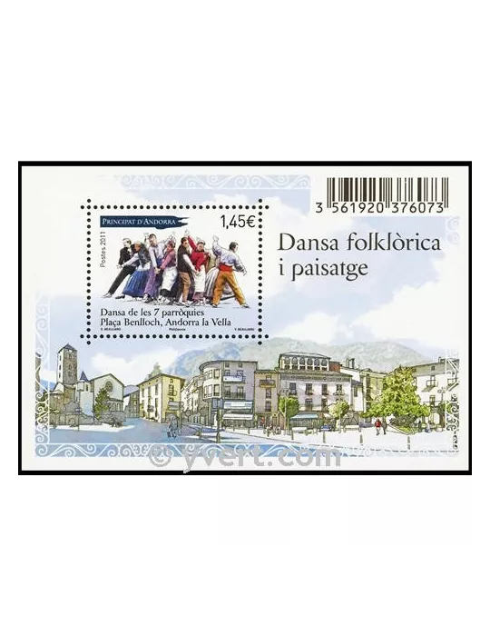 n° 712 - Timbre Andorre Poste