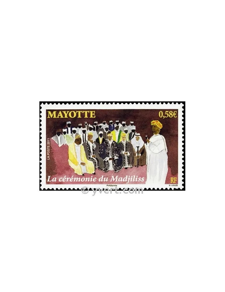 n° 251 - Timbre Mayotte Poste