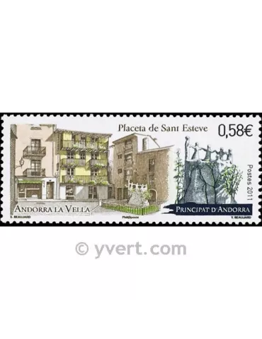 n° 709 - Timbre Andorre Poste