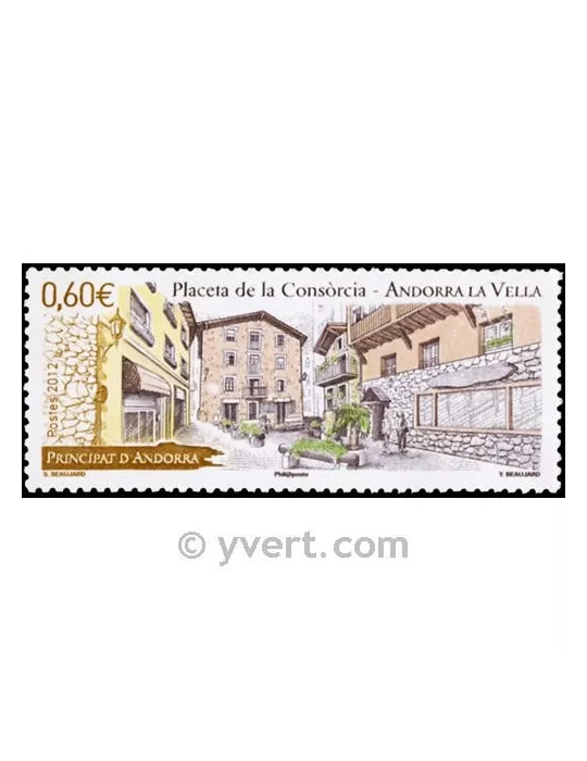 n° 725 - Timbre Andorre Poste