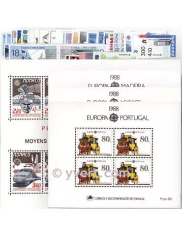 1988** - Année complète neuf EUROPA