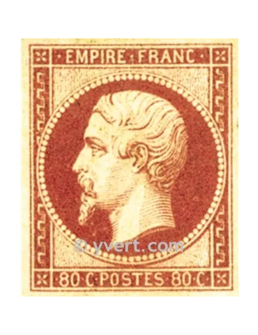 n° 17B obl. - Napoléon III (Empire Non dentelé)