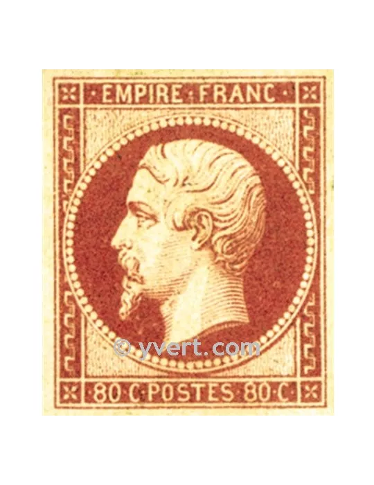 n° 17B obl. - Napoléon III (Empire Non dentelé)