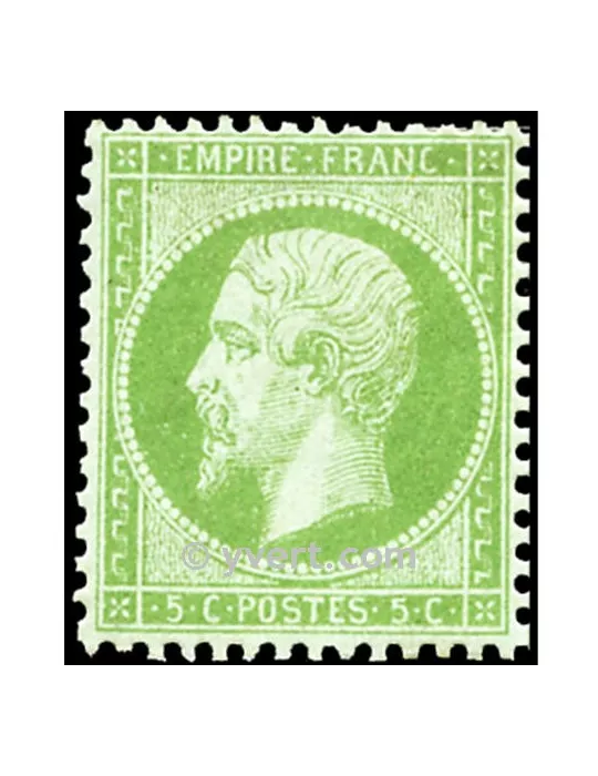 n° 20 obl. - Napoléon III (Empire non lauré)