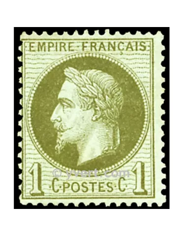 n° 25 obl. - Napoléon III (Empire lauré)