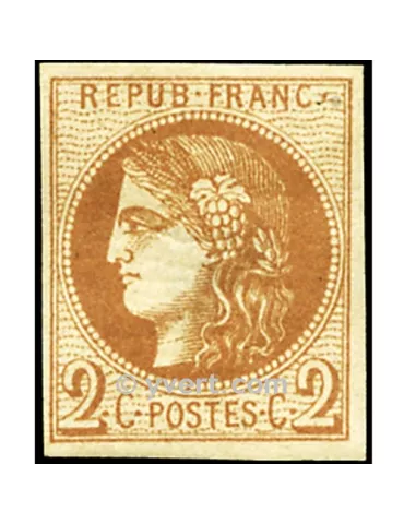 n° 40B obl. - Cérès (Émission de Bordeaux)