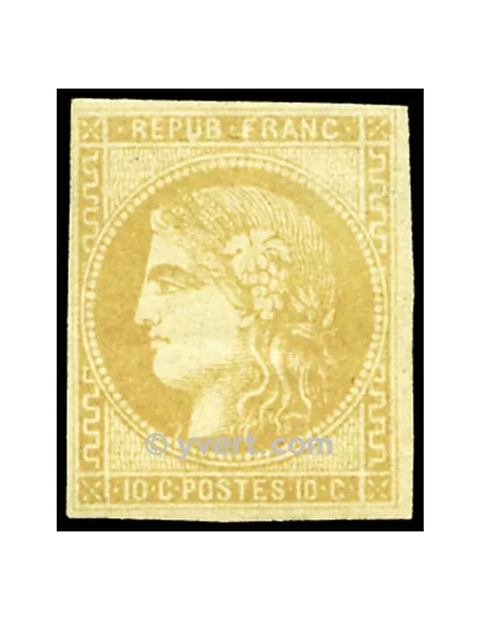 n° 43A obl. - Cérès (Émission de Bordeaux)