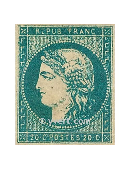 n° 44A obl. - Cérès (Émission de Bordeaux)