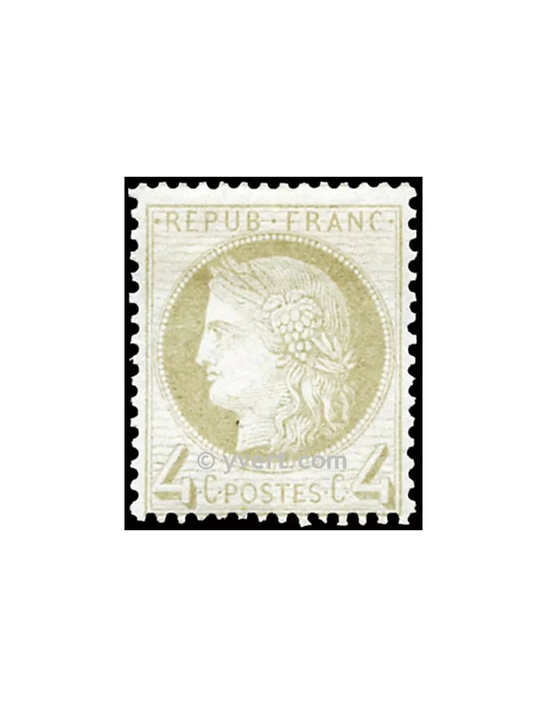 n° 52 obl. - Type Cérès dentelé (IIIe République)