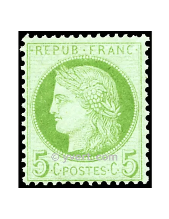 n° 53 obl. - Type Cérès dentelé (IIIe République)