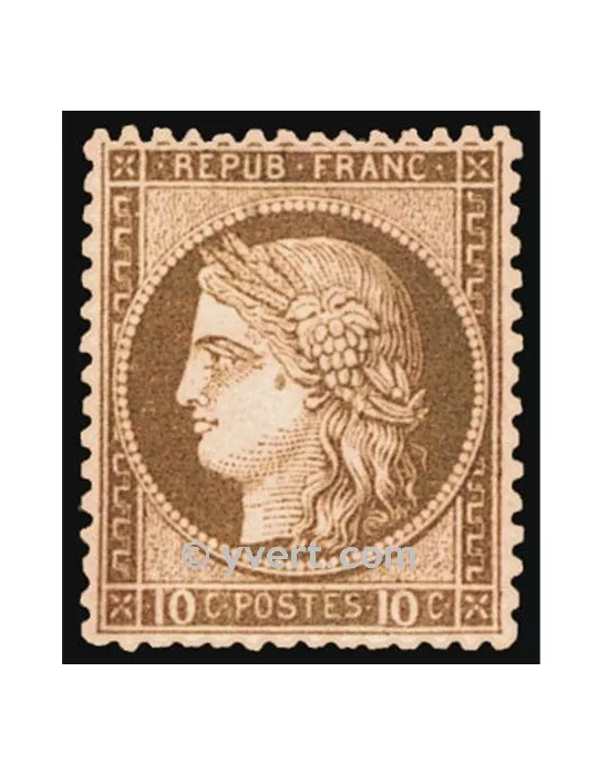 n° 54 obl. - Type Cérès dentelé (IIIe République)