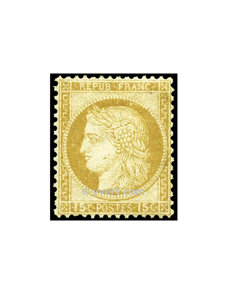 n° 55 obl. - Type Cérès dentelé (IIIe République)