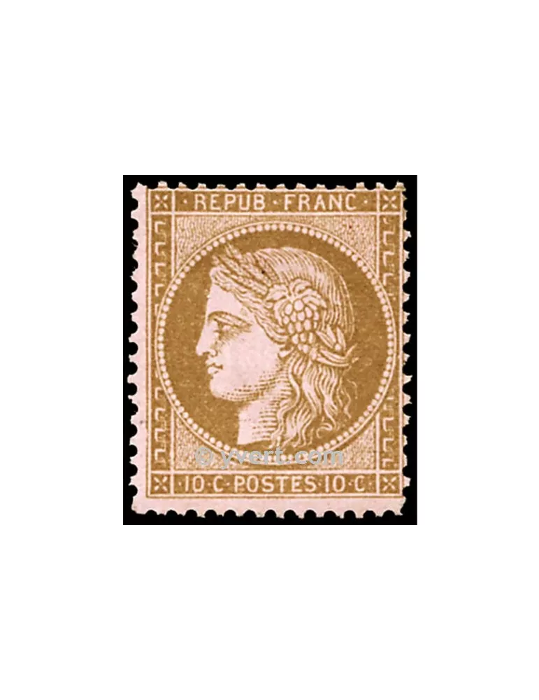 n° 58 obl. - Type Cérès dentelé (IIIe République)