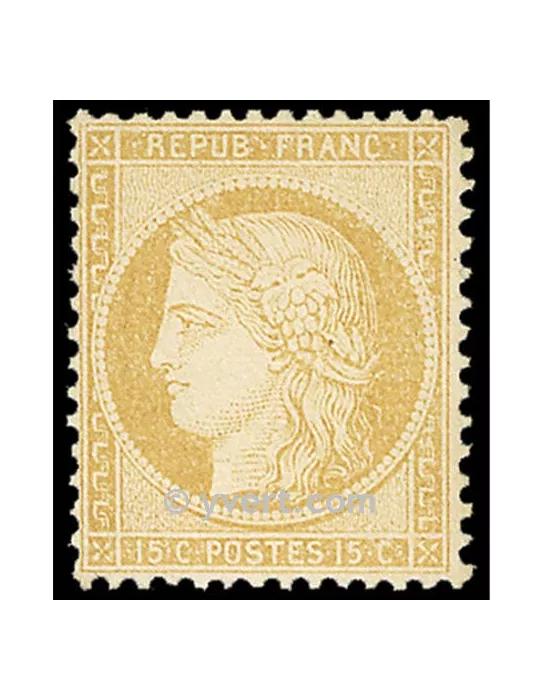 n° 59 obl. - Type Cérès dentelé (IIIe République)