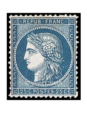 n° 60A obl. - Type Cérès dentelé (IIIe République)
