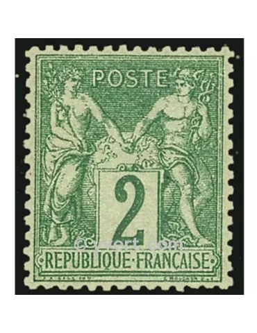 n° 62 obl. - Type Sage (Type I)