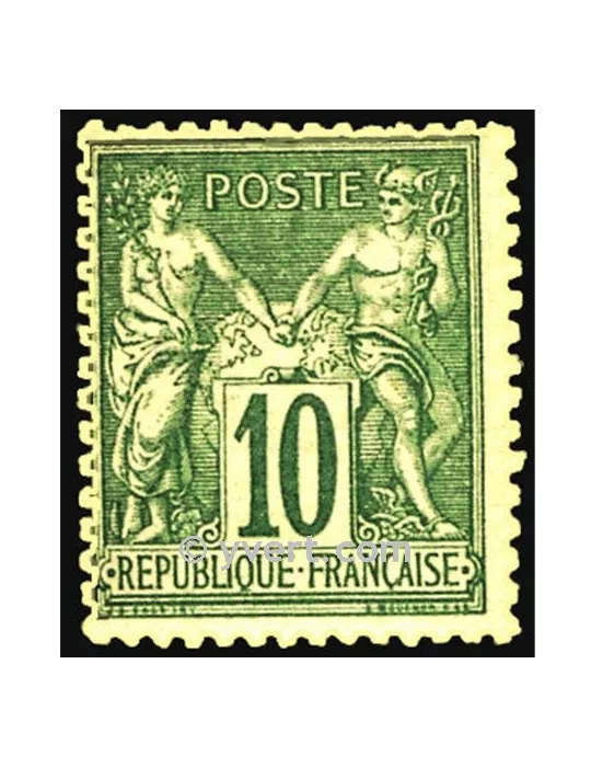 n° 76 obl. - Type Sage (Type II)