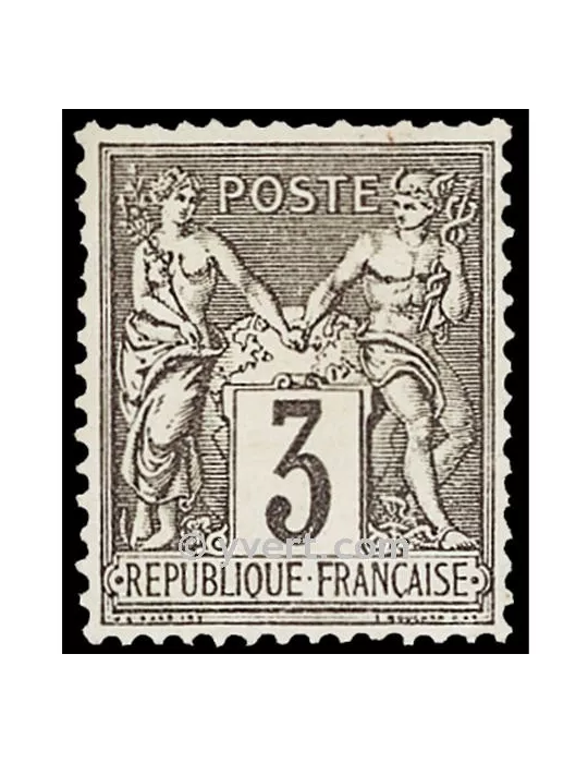 n° 87 obl. - Type Sage (Type II)
