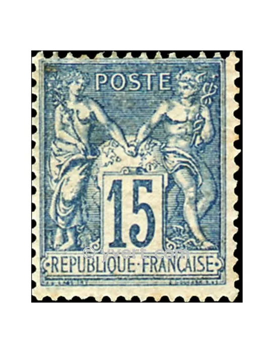 n° 90 obl. - Type Sage (Type II)