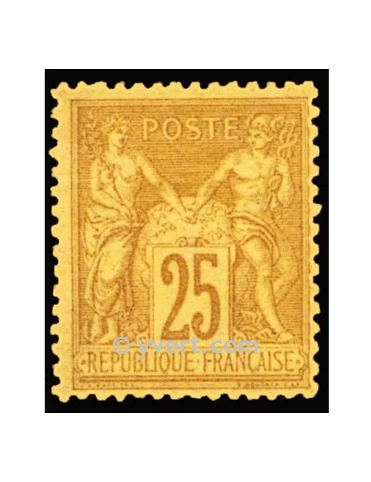 n° 92 obl. - Type Sage (Type II)