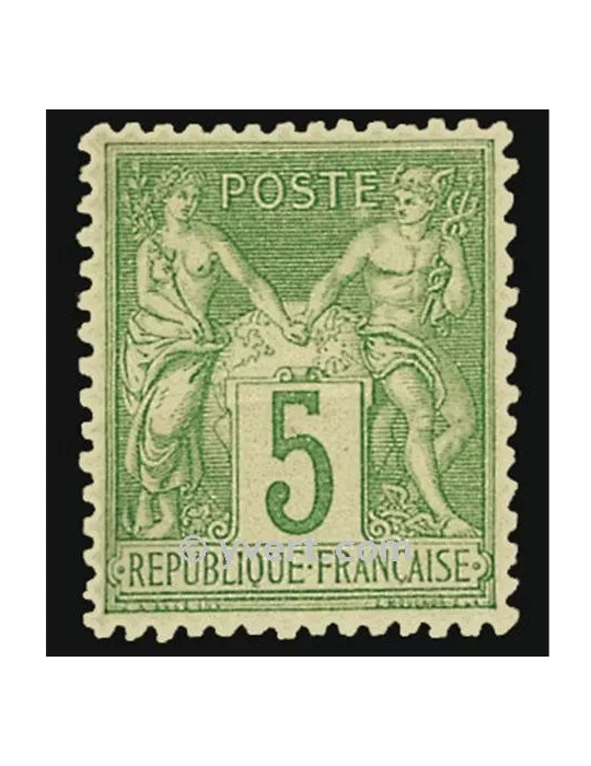 n° 102 obl. - Type Sage (Type I)