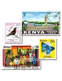 KENYA : pochette de 50 timbres (Oblitérés)
